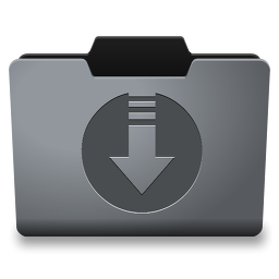 Steel Downloads Icon 256x256 png